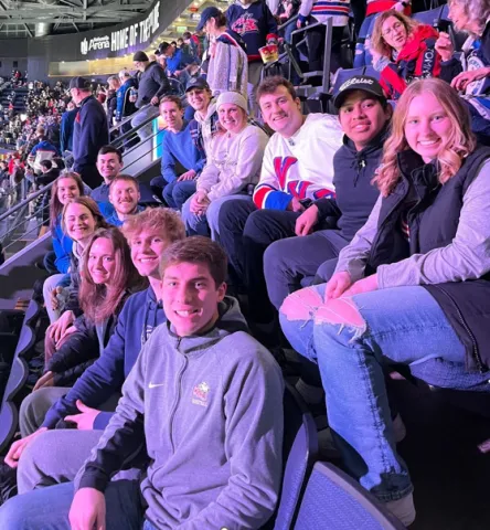 FCA Members at a professional sporting event.