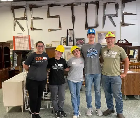 ONU Habitat at the Lima Restore during work week the Fall of 2025.