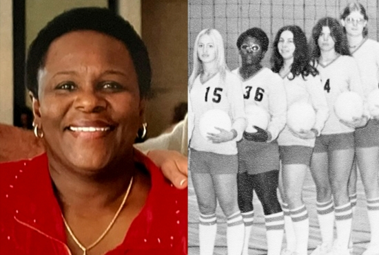 Maggi Williams, die erste afroamerikanische Frau im ONU-Volleyballteam